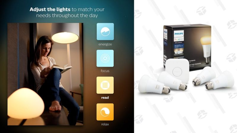 Pack Philips Hue de luces blancas | $120 | Amazon